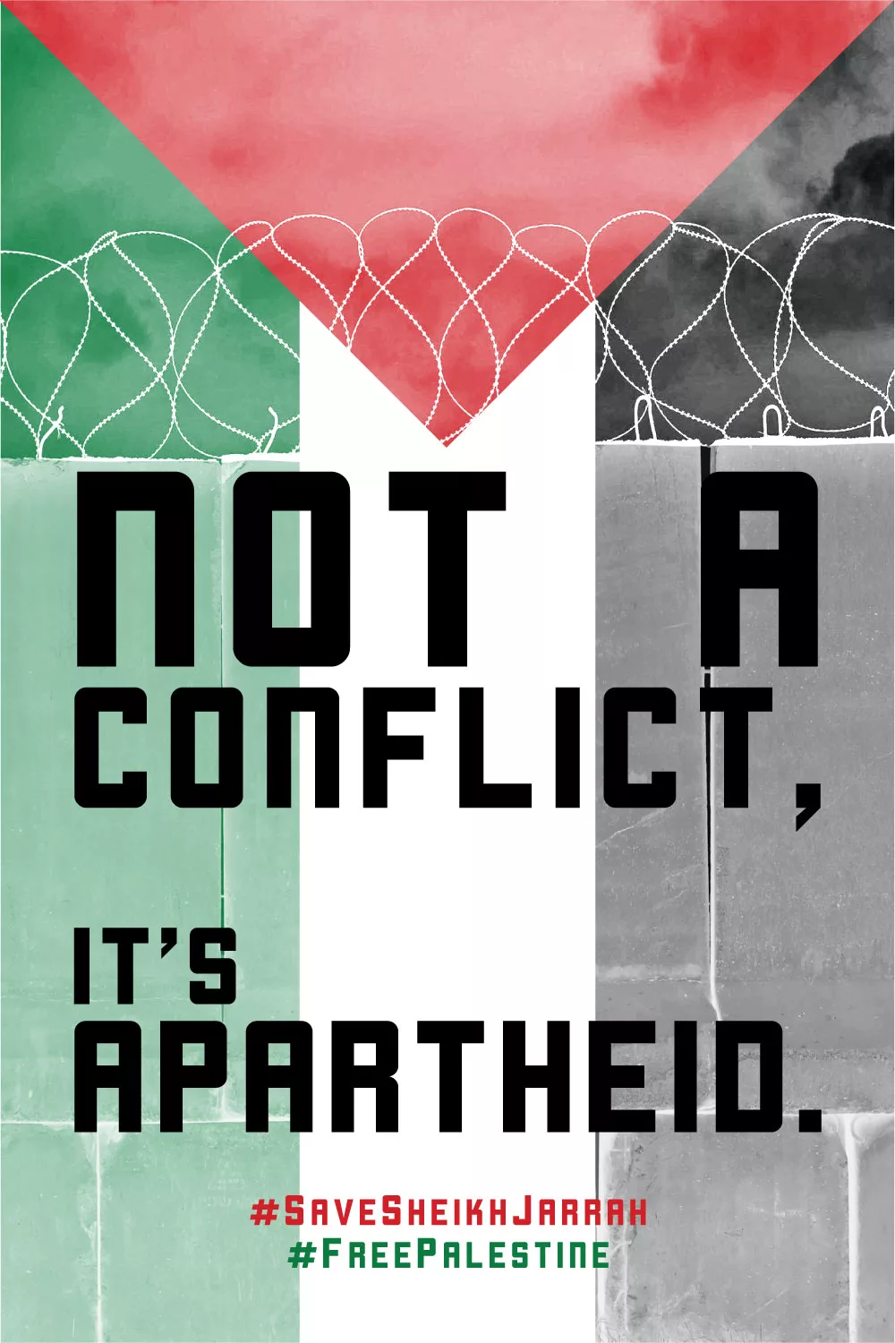 Not a conflict, it's apartheid.