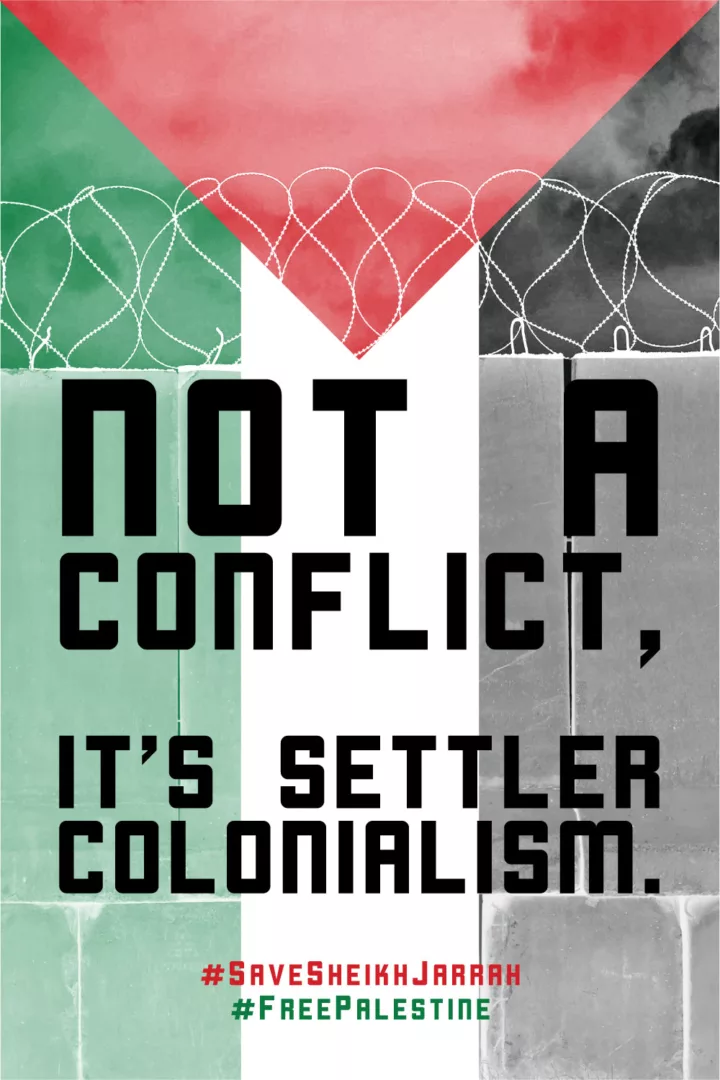 Not a conflict, it's settler colonialism.